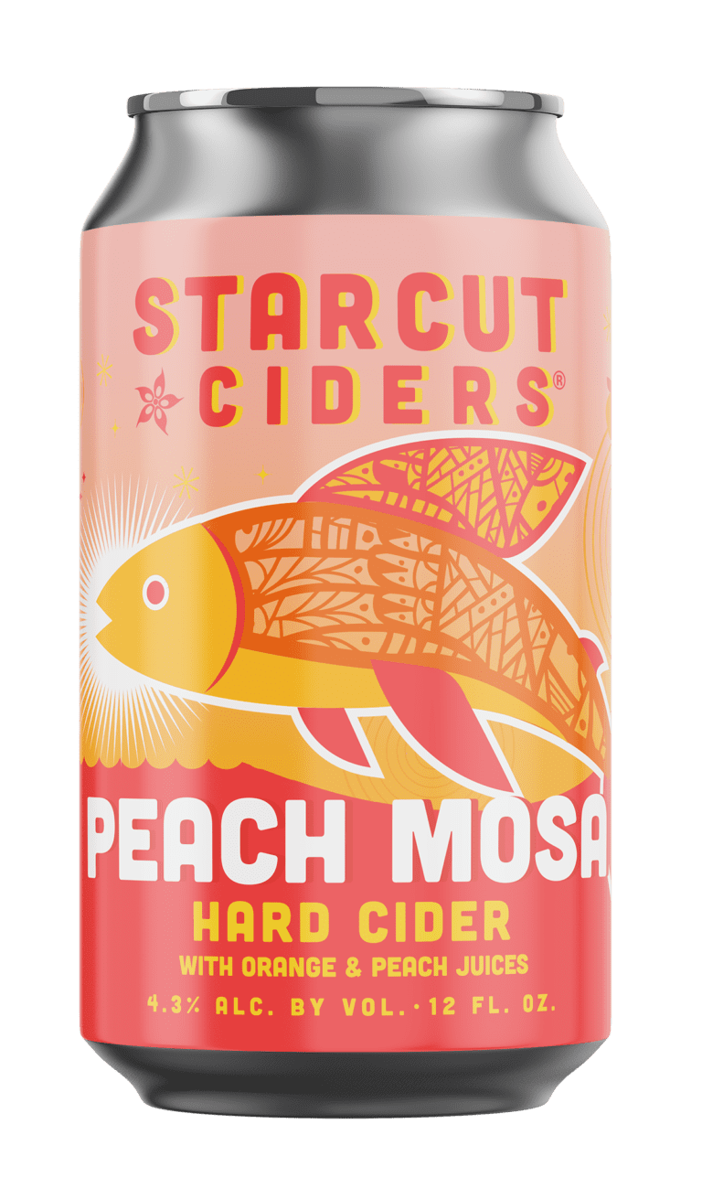 Starcut Ciders Peach Mosa Hard Cider