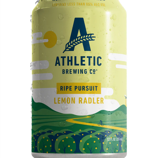 Athletic Brewing Co Ripe Pursuit Lemon Radler Non-alcoholic 6-pack