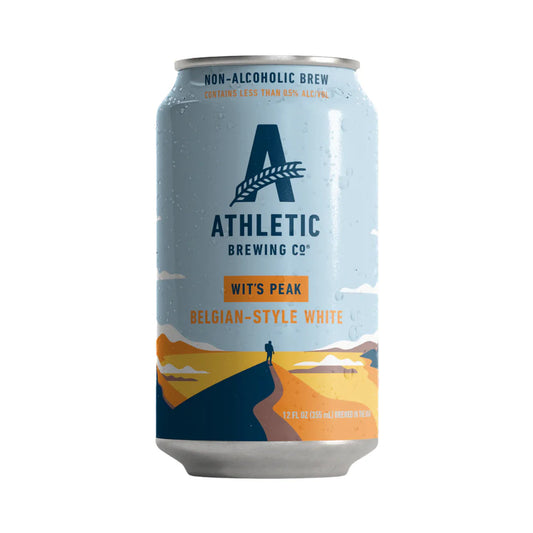 Athletic Brewing Co Wits Peak Belgian White Ale Non-alcoholic 6-pack