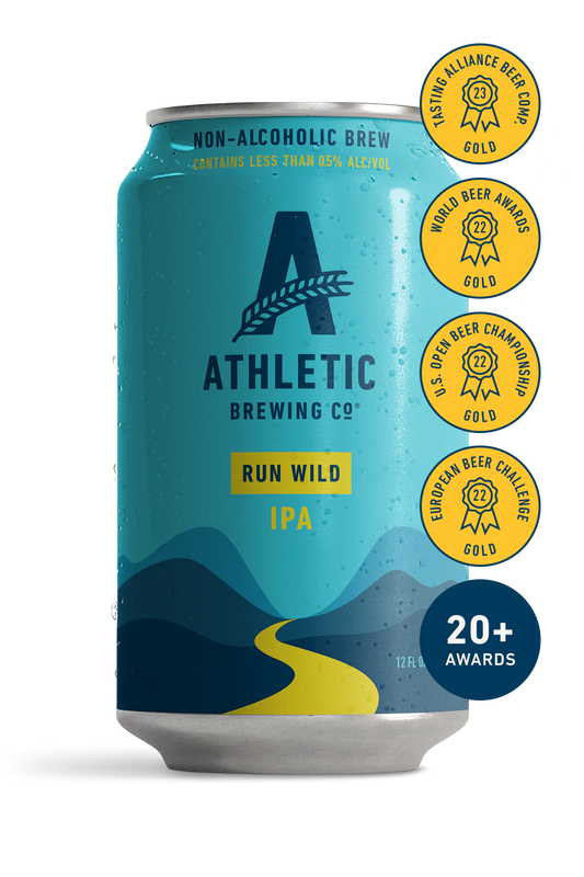 Athletic Brewing Co Run Wild IPA Non-alcoholic 6-pack