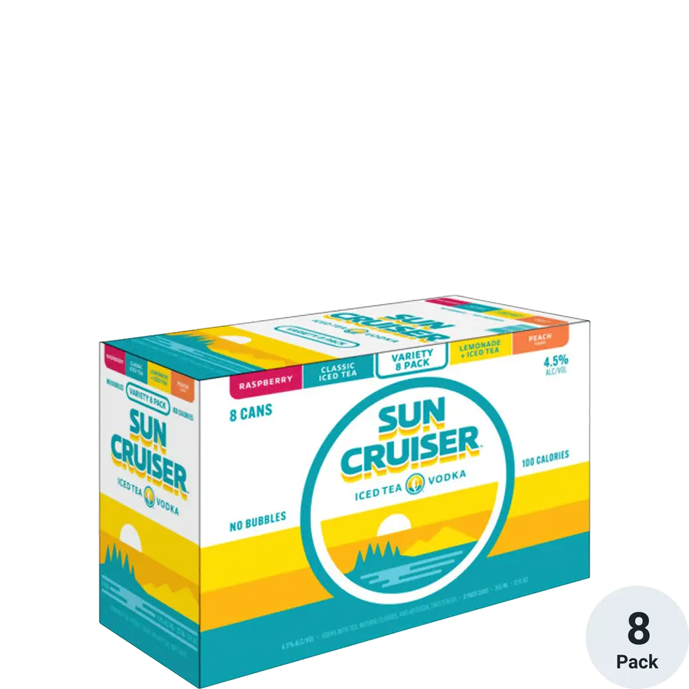 Sun Cruiser Iced Tea Vodka Variety 8 Pack