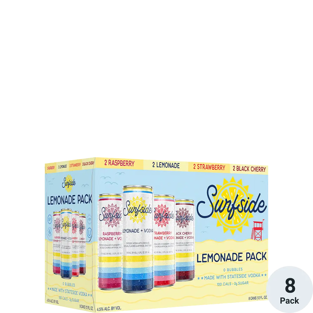 Surfside Lemonade Pack Vodka Cocktails