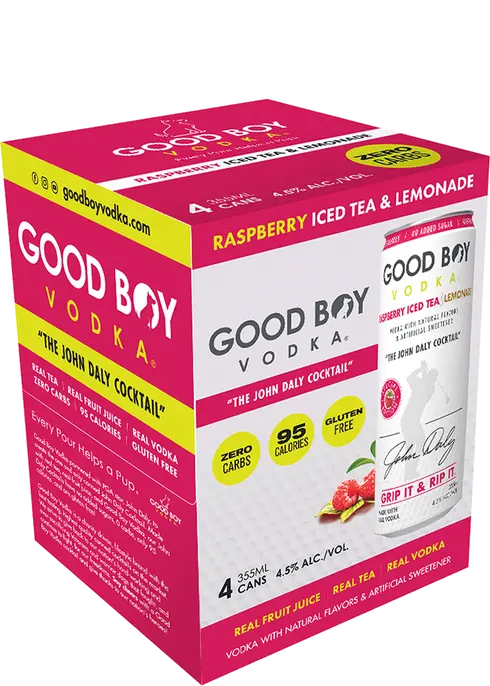 Good Boy Raspberry Iced Tea And Lemonade