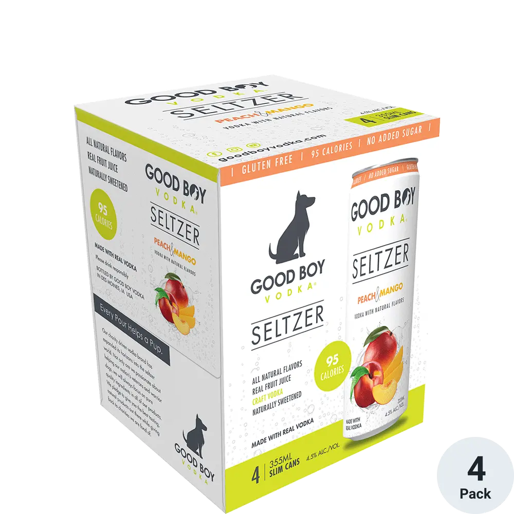 Good Boy Peach Iced Tea And Lemonade