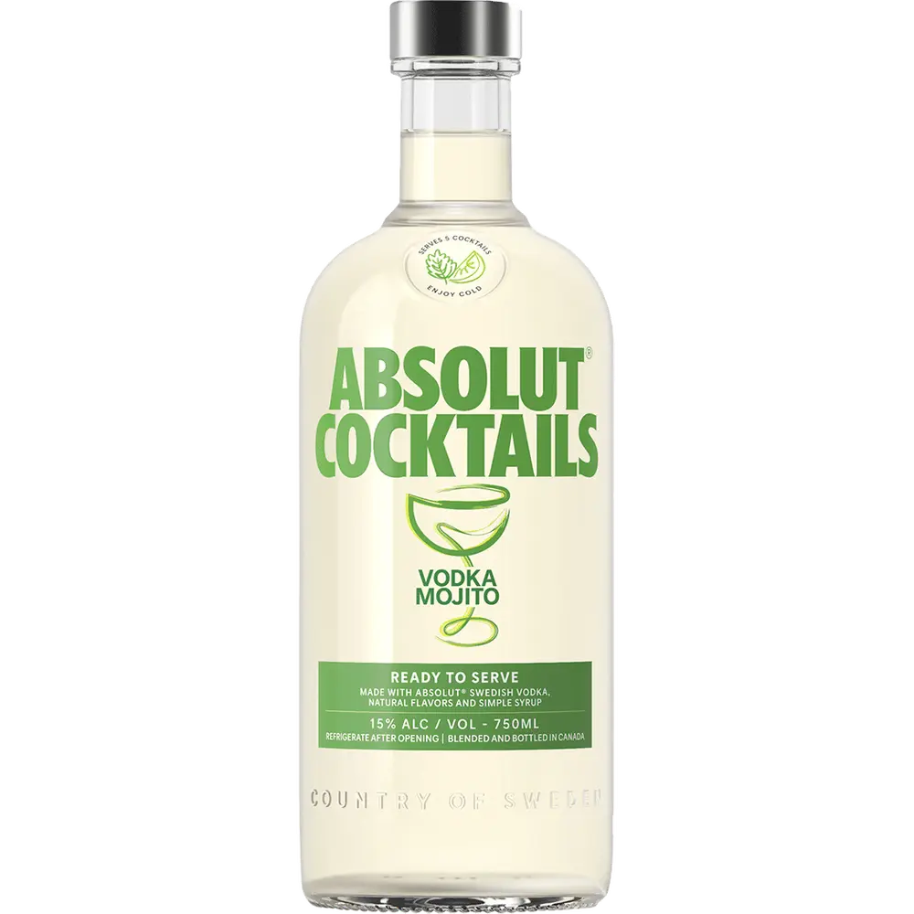 Absolut Cocktails Vodka Mojito