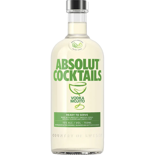 Absolut Cocktails Vodka Mojito