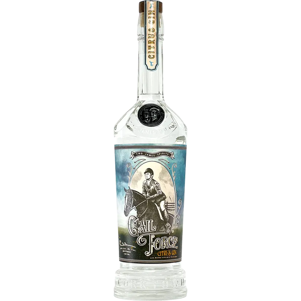Two James Gail Force Citrus Gin