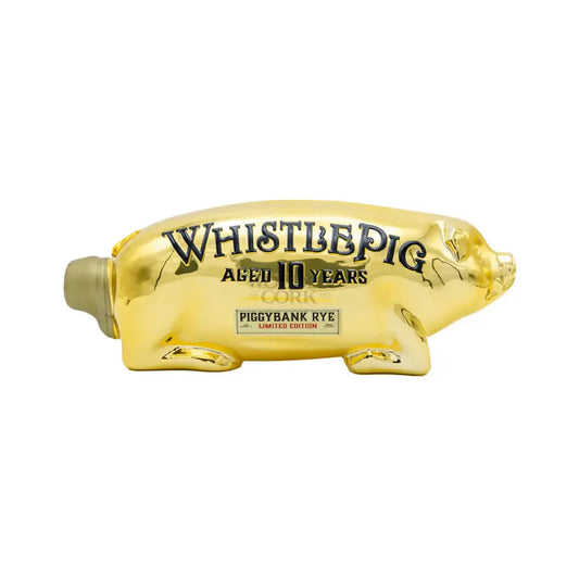 Whistlepig Piggy Bank 10 Year Rye 'Drink From The Pig' Gold Edition