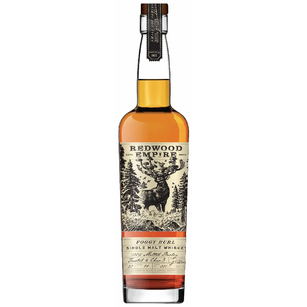 Redwood Empire Foggy Burl Single Malt Whiskey