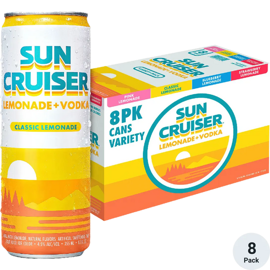 Sun Cruiser Lemonade Vodka Variety 8 Pack