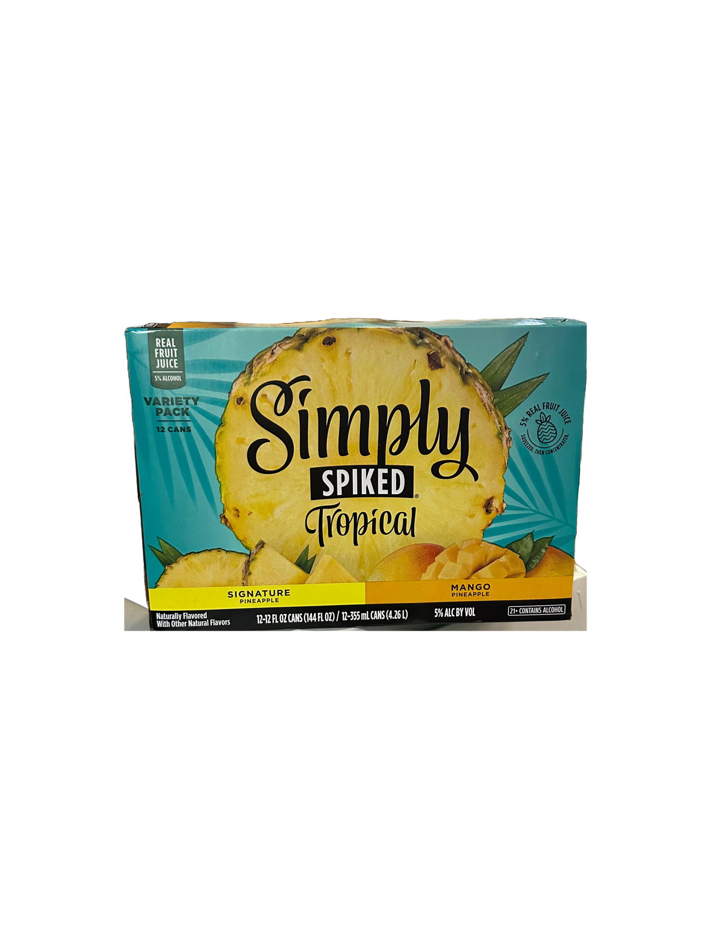 Simply Spiked Tropical 12 Pack 12 oz Cans