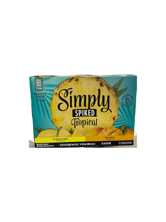 Simply Spiked Tropical 12 Pack 12 oz Cans
