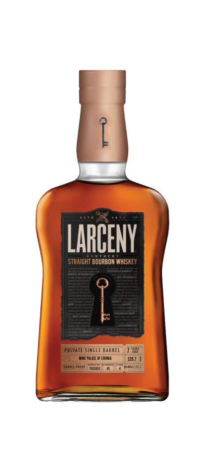 Larceny Barrel Proof Private Single Barrel Aged 7 Years 128.7 Proof Bourbon