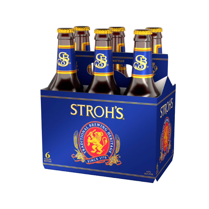 Strohs Stroh's Beer