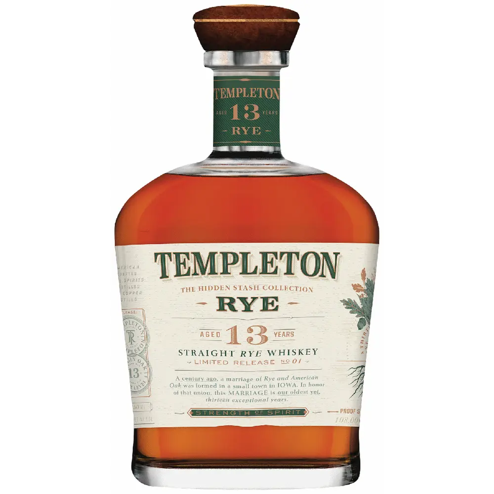 Templeton 13 Yr Rye Whiskey