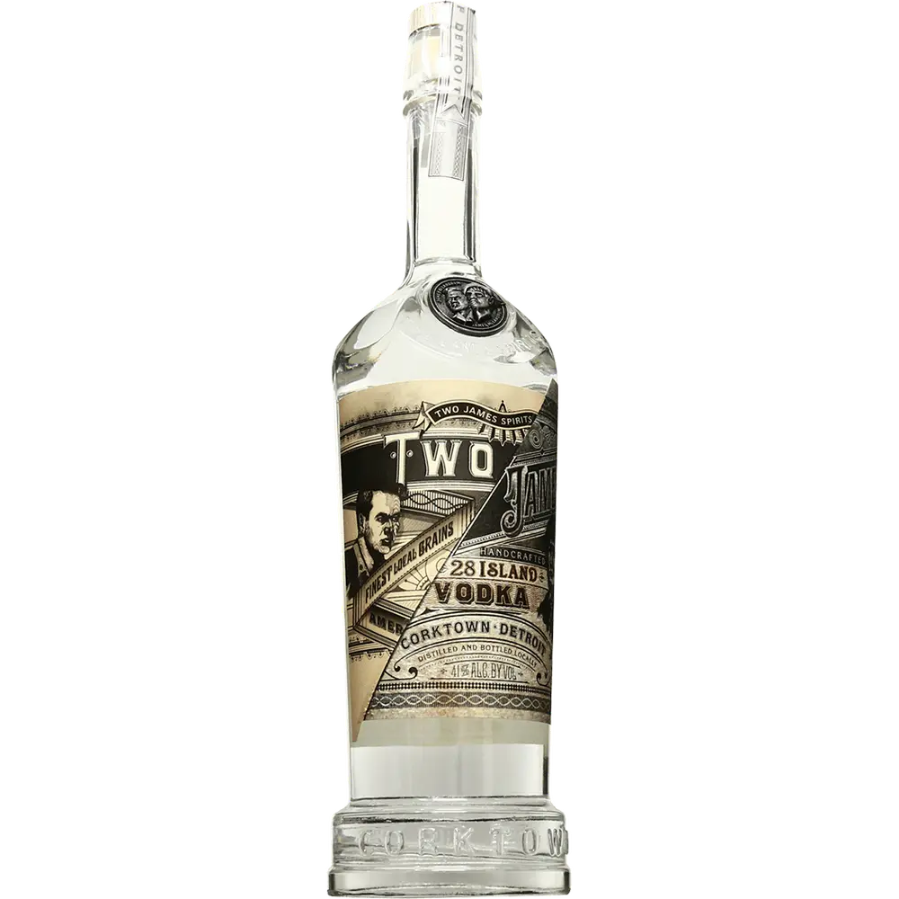 Two James 28 Island Vodka - Wine Palace