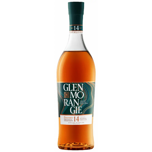 Glen Morangie whisky bottle on a white background