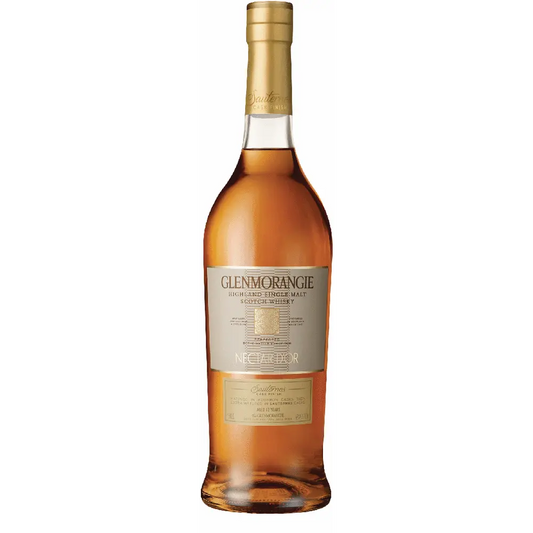 Glenmorangie whisky bottle on a white background