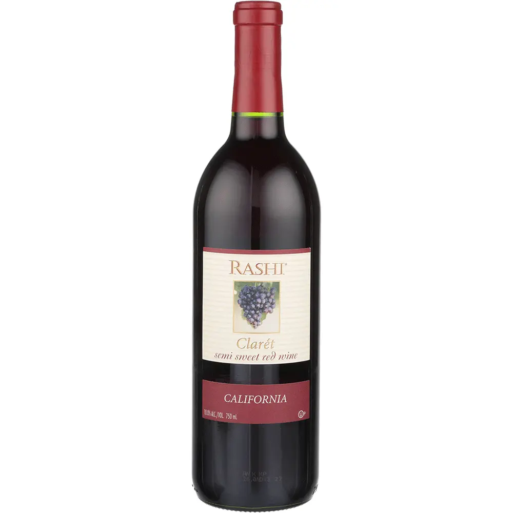 Rashi Claret California Semi Sweet Red Wine