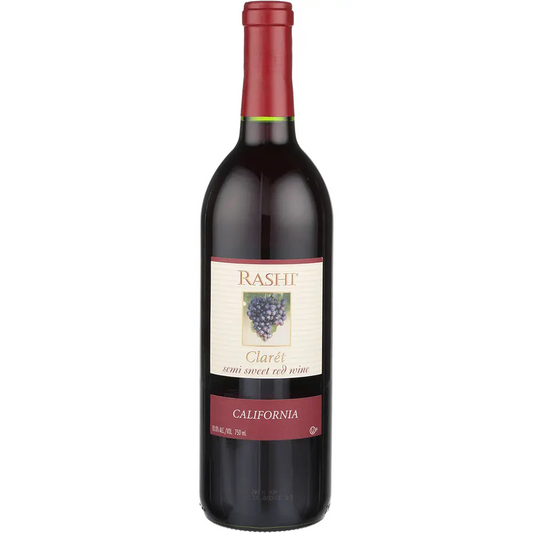 Rashi Claret California Semi Sweet Red Wine