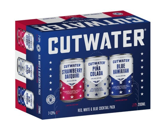 Cutwater Red, White, and Blue Variety Pack