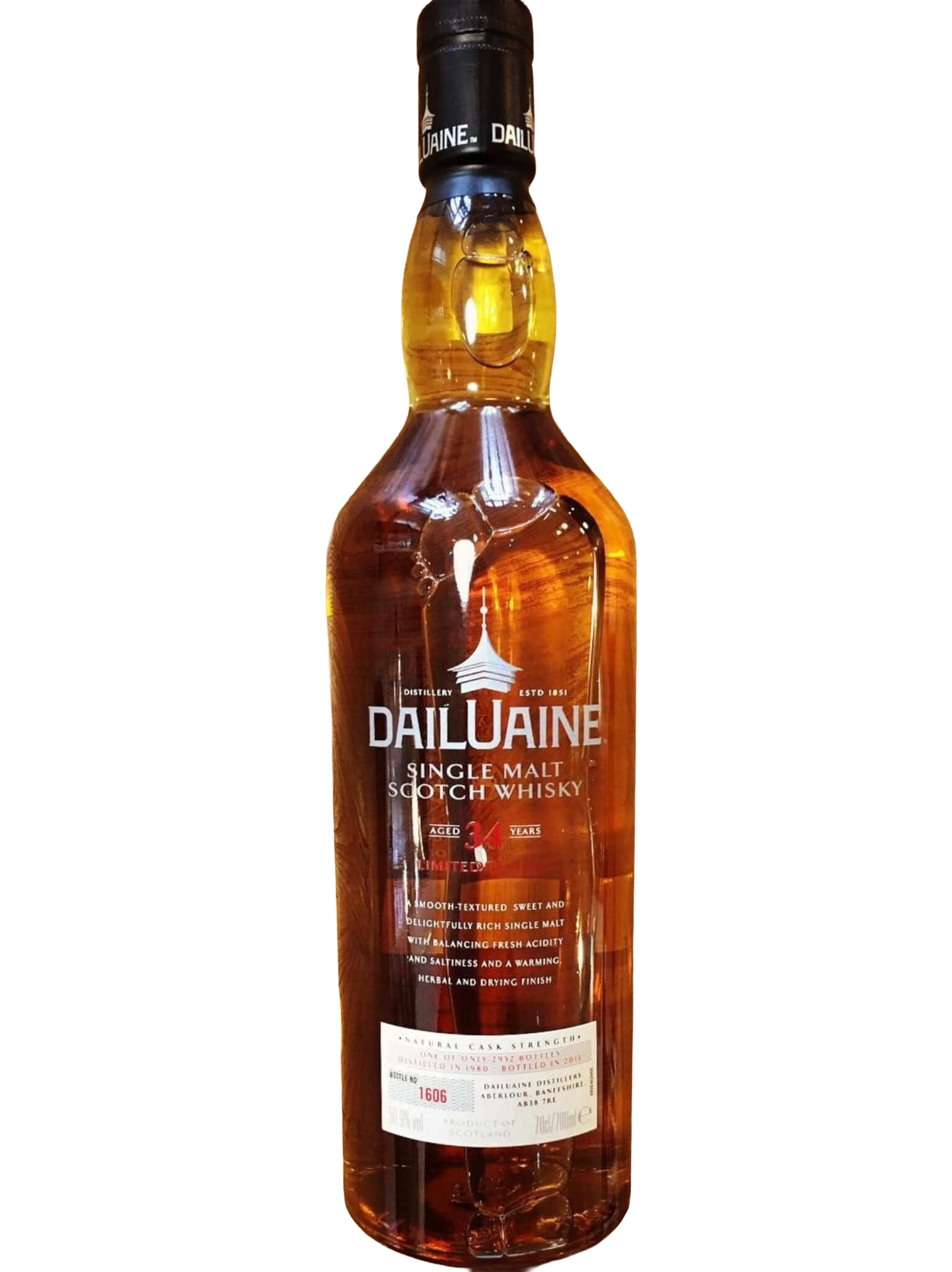 Dailuaine 34 yr with no background