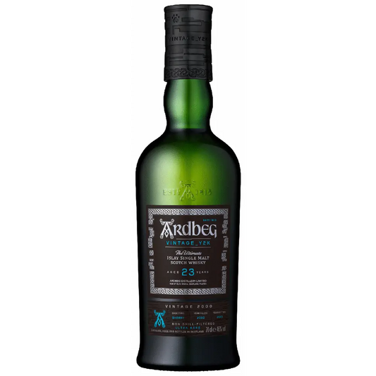 Ardbeg 23 yr ytk with white background