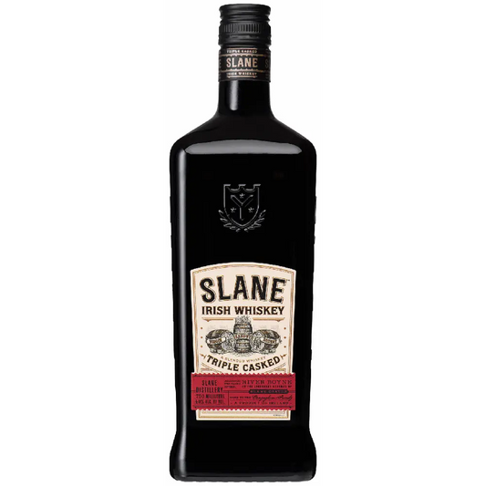 Slane irish whiskey with a white background