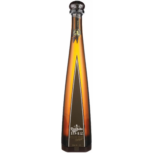 Bottle of Don Julio 1942 on a white background