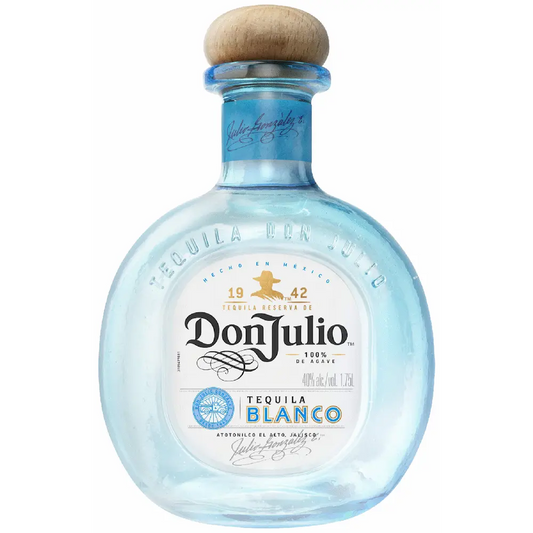 Don Julio Tequila Blanco bottle on a white background