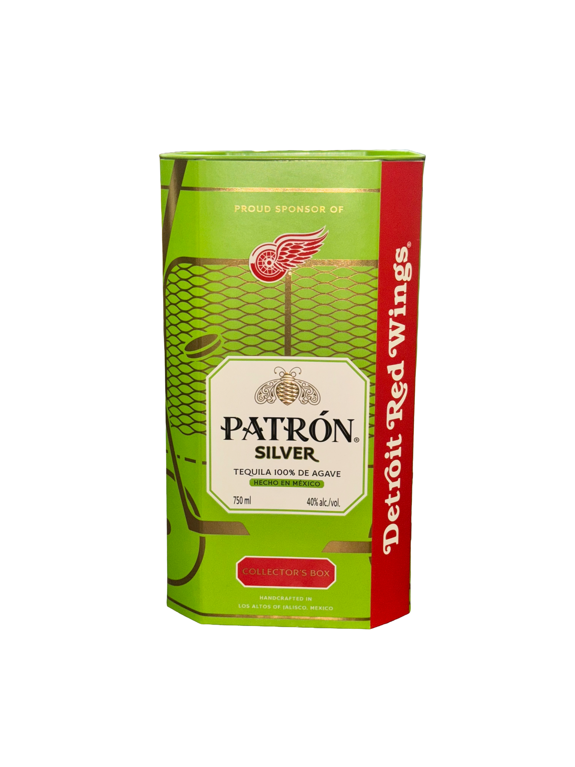 Patron Silver Tequila Detroit Red Wings Edition
