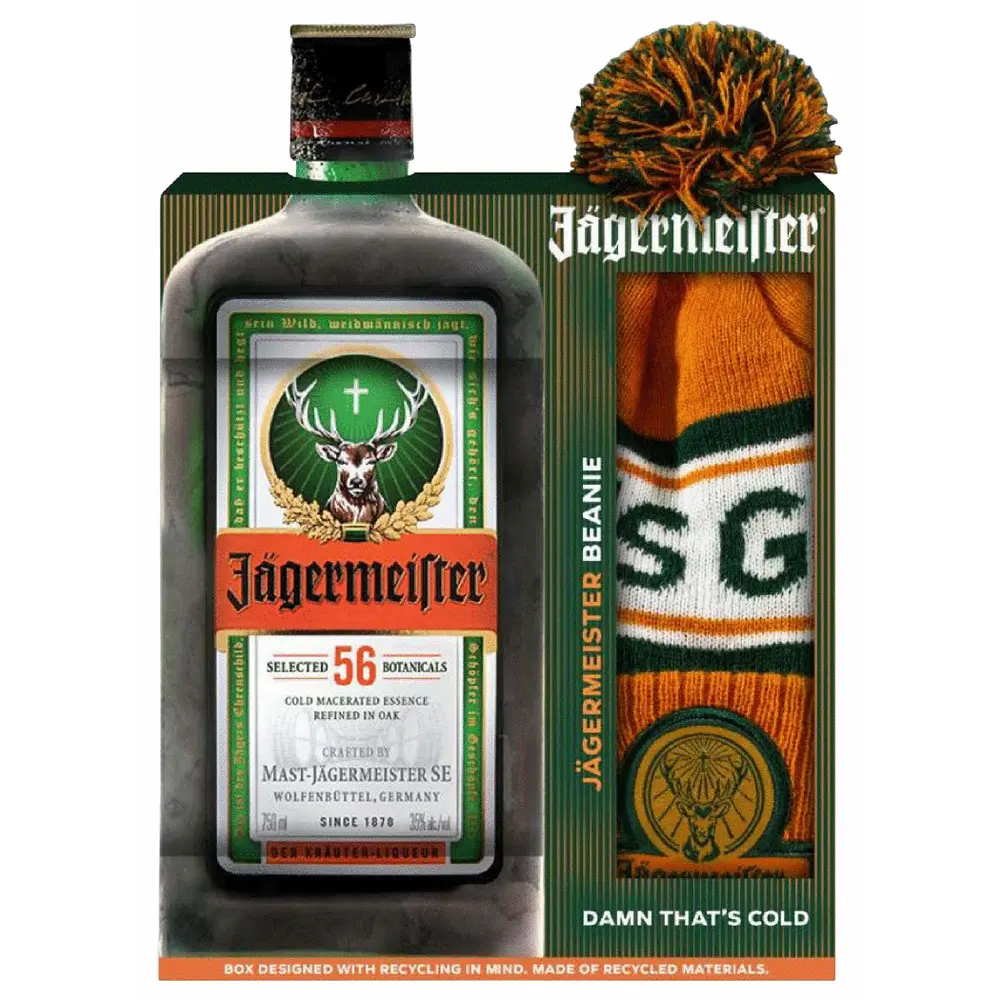 Jagermeister with Holiday Beanie Gift