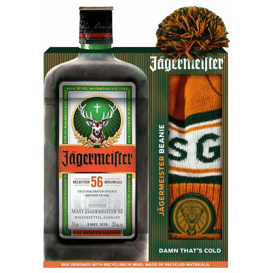 Jagermeister with Holiday Beanie Gift