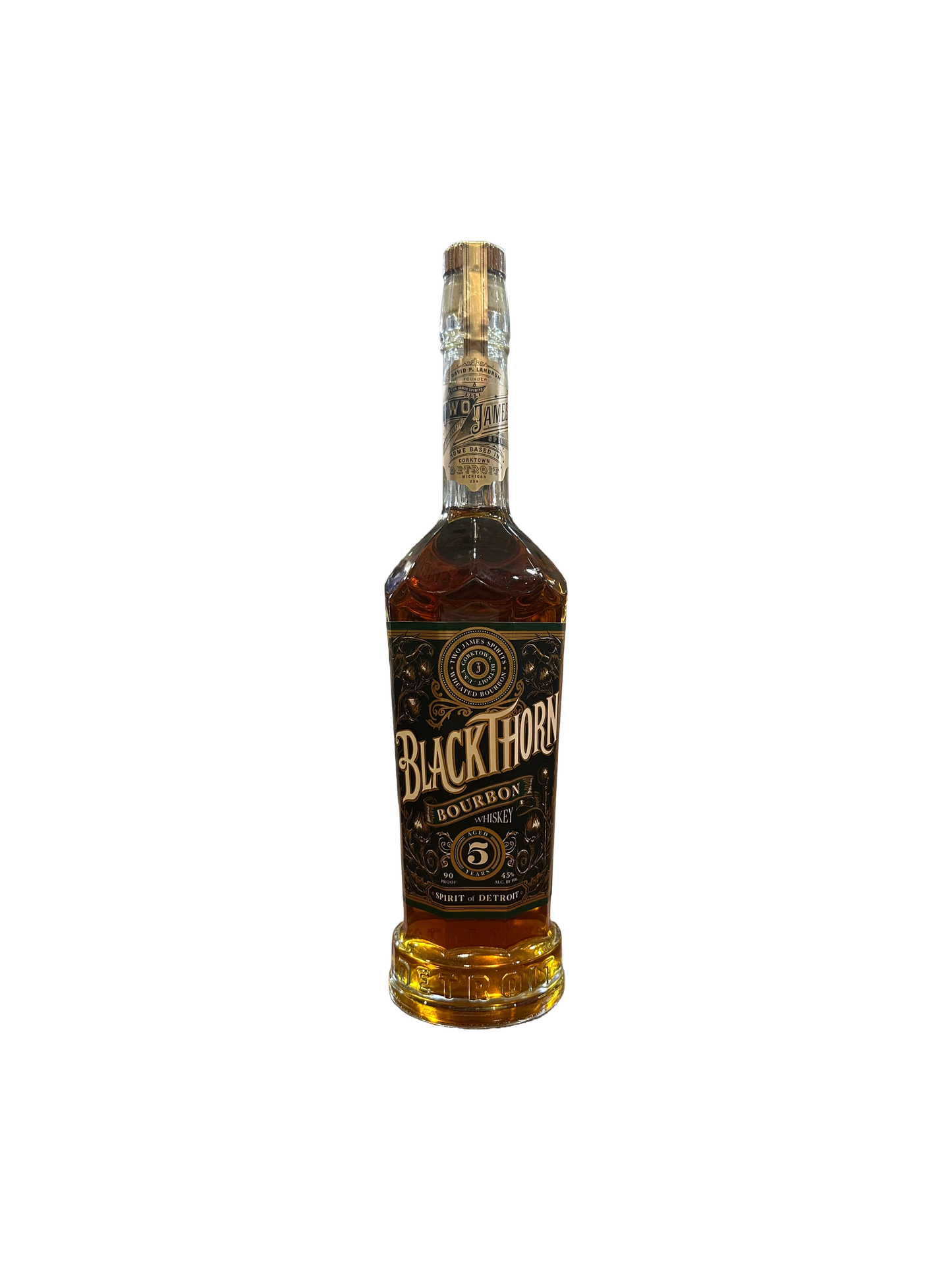 Two James Blackthorn Bourbon Aged 5 Years