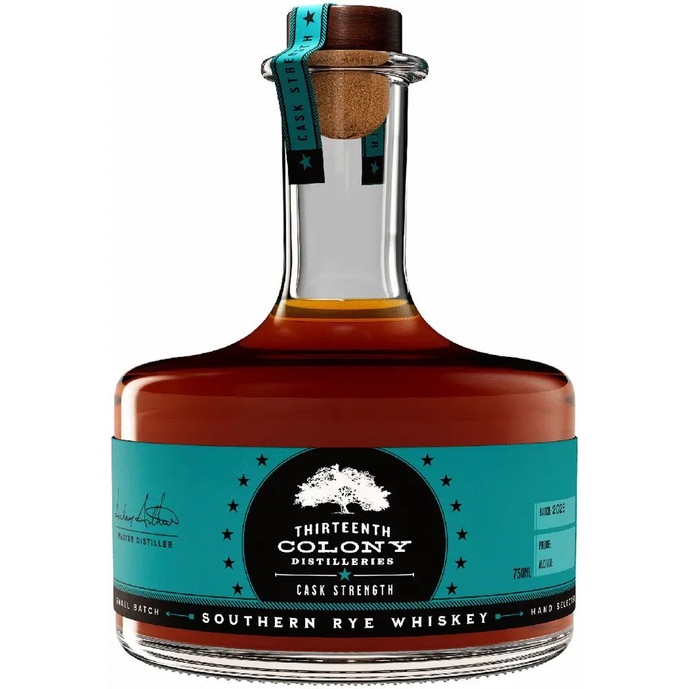 Thirteenth Colony Distilleries Southern Straight Rye Whiskey Cask Strength