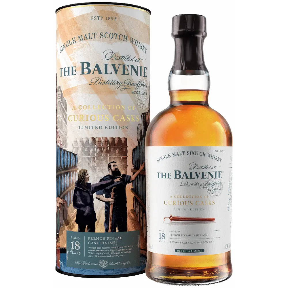 Balvenie 18 Yr French Pineau Cask Single Malt Scotch Whisky