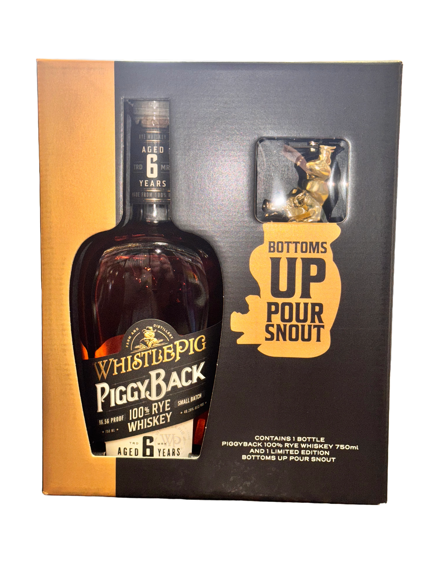 WhistlePig 6 Year PiggyBack Rye with Pour Snout