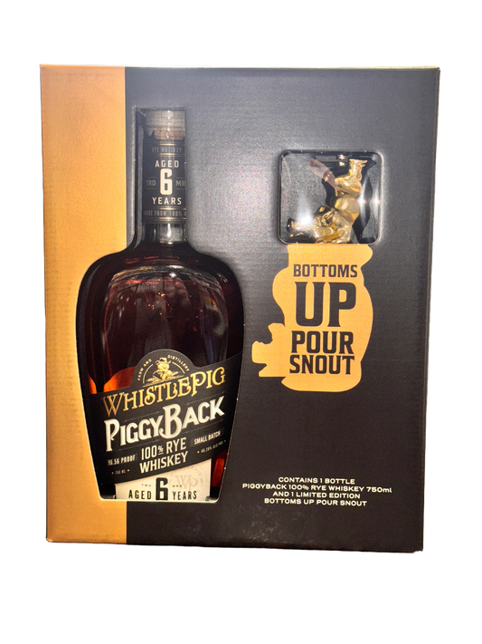 WhistlePig 6 Year PiggyBack Rye with Pour Snout
