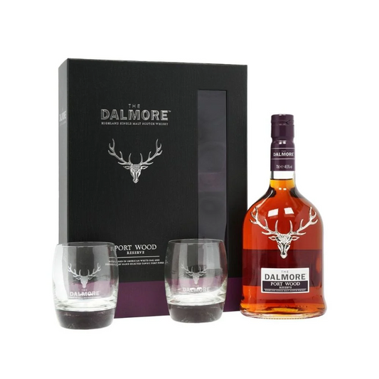 The Dalmore Port Wood Reserve With 2 Glasses