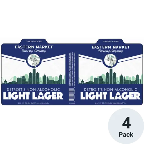 Eastern Market Non-Alcoholic Light Lager