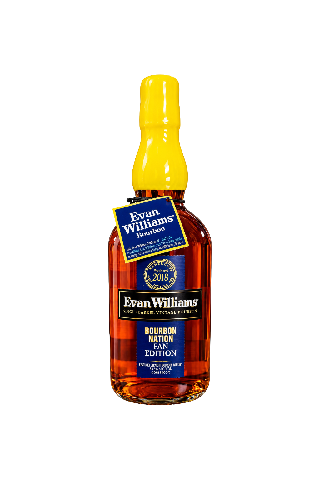 Evan Williams Michigan Fan Edition Single Barrel Bourbon
