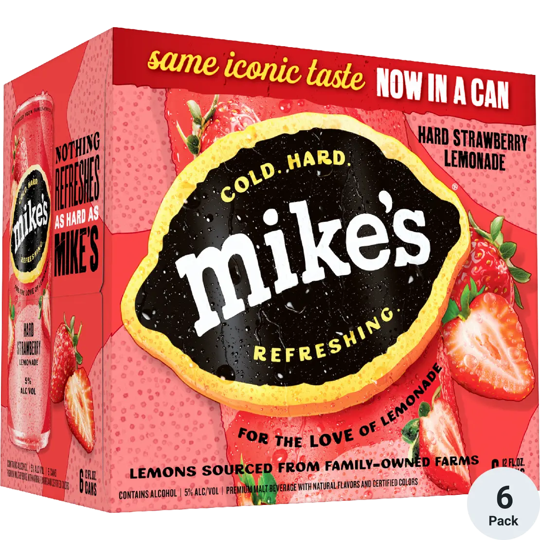 Mike's Hard Strawberry Lemonade Hard Beverage 6Pack Cans