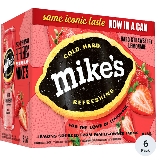 Mike's Hard Strawberry Lemonade Hard Beverage 6Pack Cans