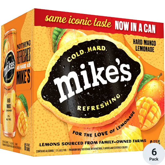 Mike's Hard Mango Lemonade Hard Beverage 6Pack Cans