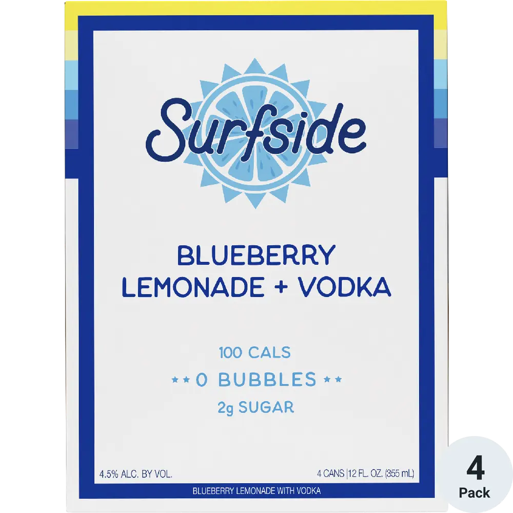 Surfside Blueberry Lemonade + Vodka