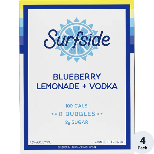 Surfside Blueberry Lemonade + Vodka