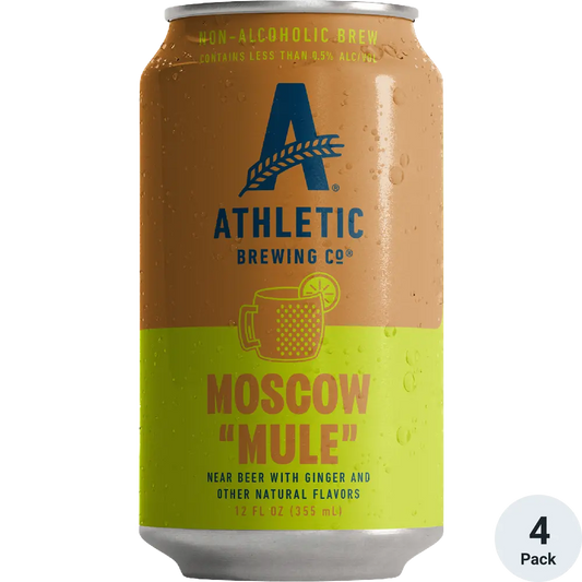 Athletic Brewing Co Moscow Mule Non-alcoholic 4-pack