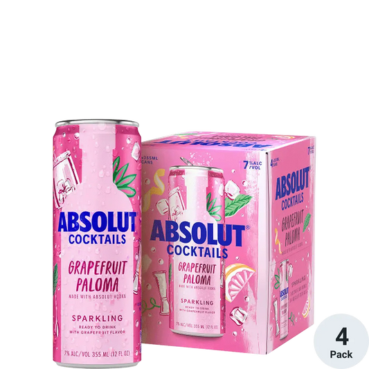 Absolute Grapefruit Paloma 4 Pack