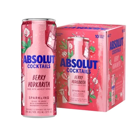 Absolute Berry Vodkarita 4 Pack