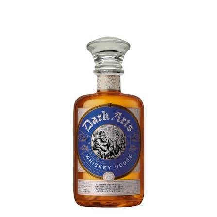 Bottle of Dark Arts Whiskey House on a white background